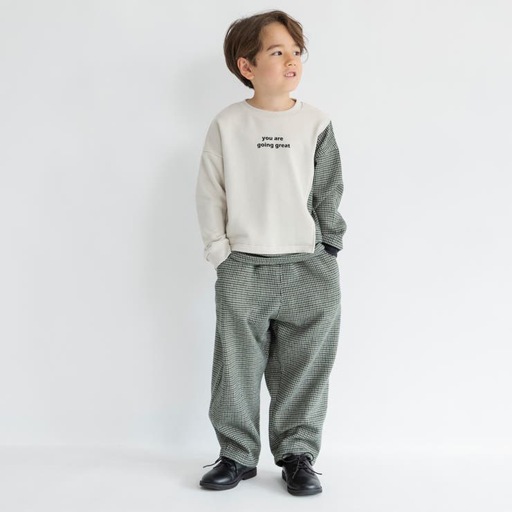 ガンクラブ チェック柄ロングパンツ/150cm/男の子/女の子/キッズ | ブランシェス | 詳細画像4 