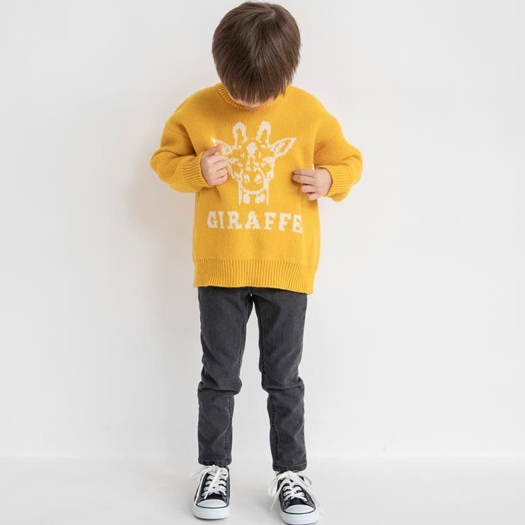 プレミアムストレッチ裏起毛パンツ デニム ロングパンツ | ブランシェス | 詳細画像12 