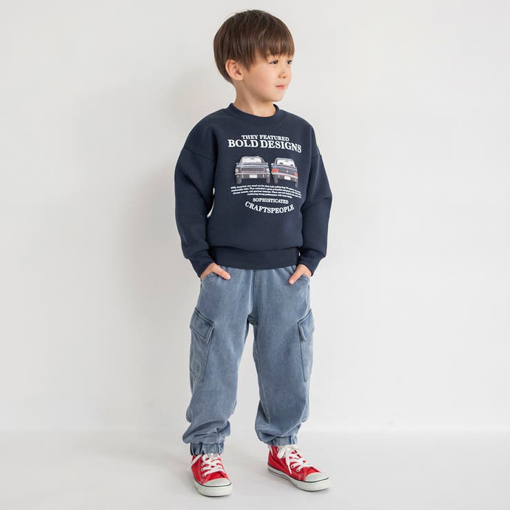 裏起毛やわらかカーゴパンツ 裏起毛パンツ 男の子 | ブランシェス | 詳細画像3 