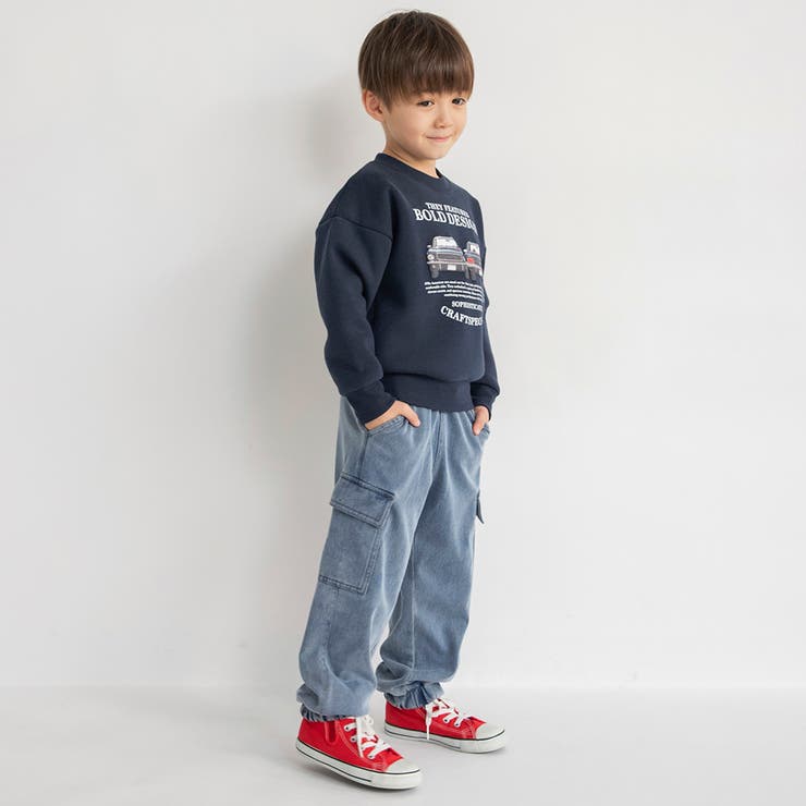 裏起毛やわらかカーゴパンツ 裏起毛パンツ 男の子 | ブランシェス | 詳細画像4 