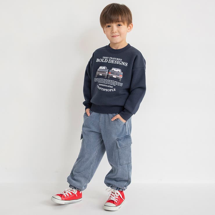 裏起毛やわらかカーゴパンツ 裏起毛パンツ 男の子 | ブランシェス | 詳細画像5 