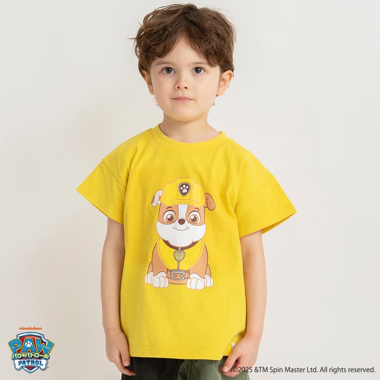 イエロー | 【PAW PATOROL（パウ パトロール）】キャラクタープリント半袖Tシャツ | ブランシェス