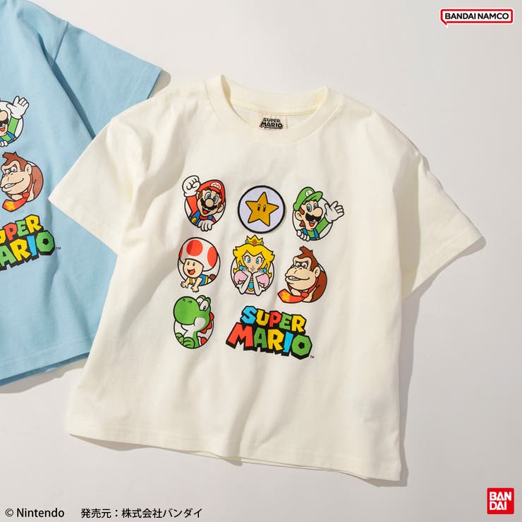 アイボリー | 【スーパーマリオ】半袖Tシャツ/マリオ/コラボ | ブランシェス