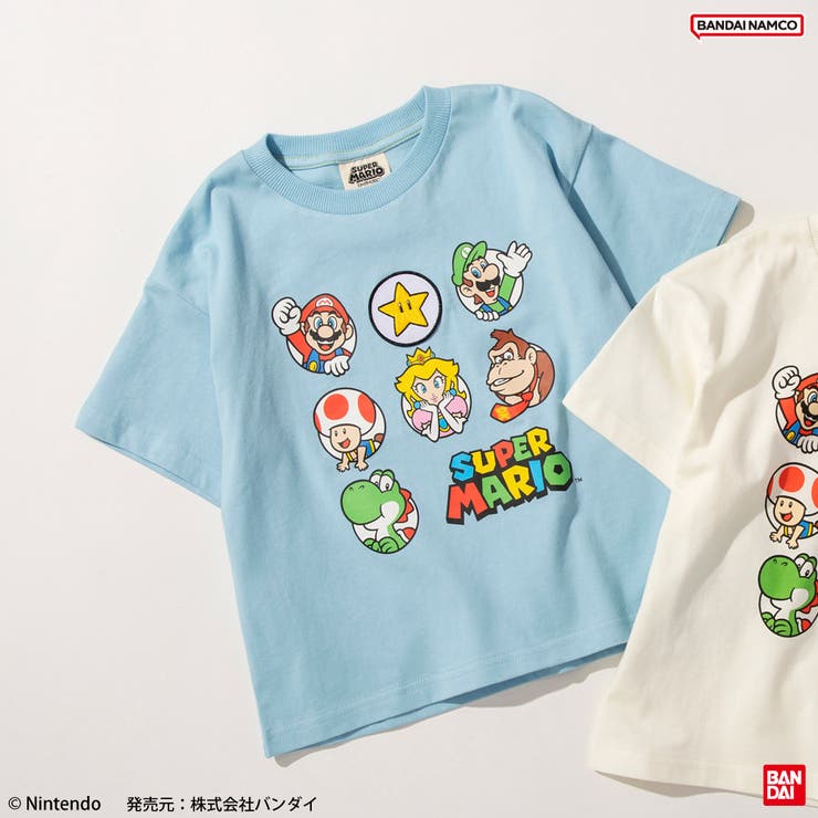 スーパーマリオ】半袖Tシャツ/マリオ/コラボ[品番：BRSK0008944