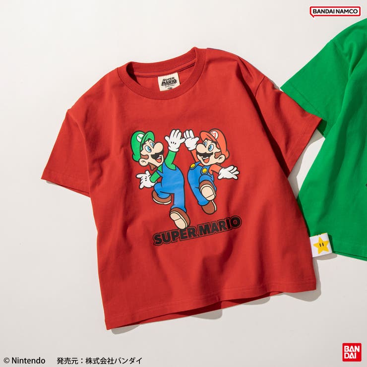 レッド | 【スーパーマリオ】半袖Tシャツ/マリオ/コラボ | ブランシェス