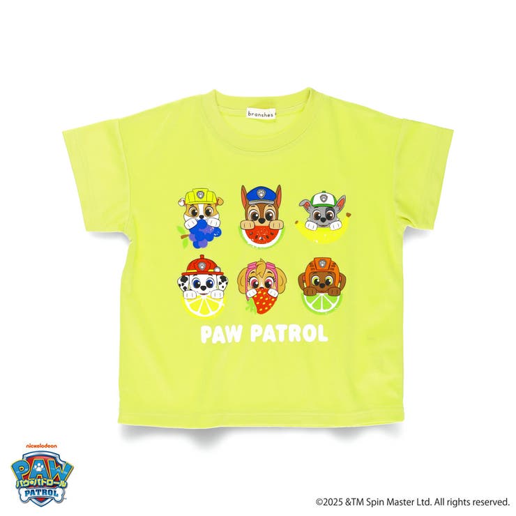 イエロー | 吸水速乾 プリント半袖Tシャツ パウパト | ブランシェス