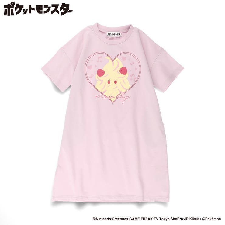 31:マホイップ | 【Pokemon ポケモン】半袖ワンピース 半袖Tシャツ | ブランシェス