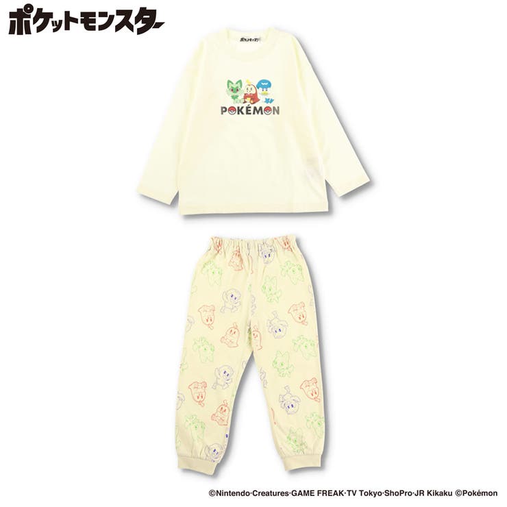 ジャラピケ ポケモン ルームウェア ポケモンスリープ】【メンズ】接触冷感プリントTシャツ＆ハーフ