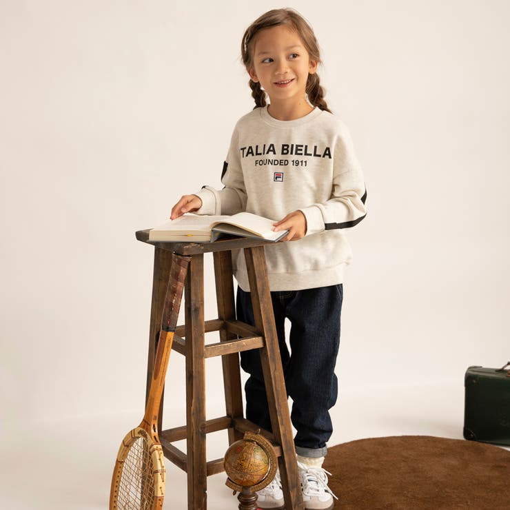 【FILA/フィラ別注】ロゴ トレーナー/150cm/男の子/女の子/コラボ | ブランシェス | 詳細画像3 