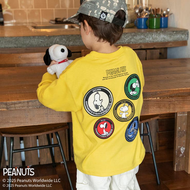 イエロー | ×ブランシェス 長袖Tシャツ スヌーピー | ブランシェス