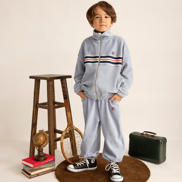 【FILA別注セットアップ可】ニットコール ロングパンツ 150cm | ブランシェス | 詳細画像19 