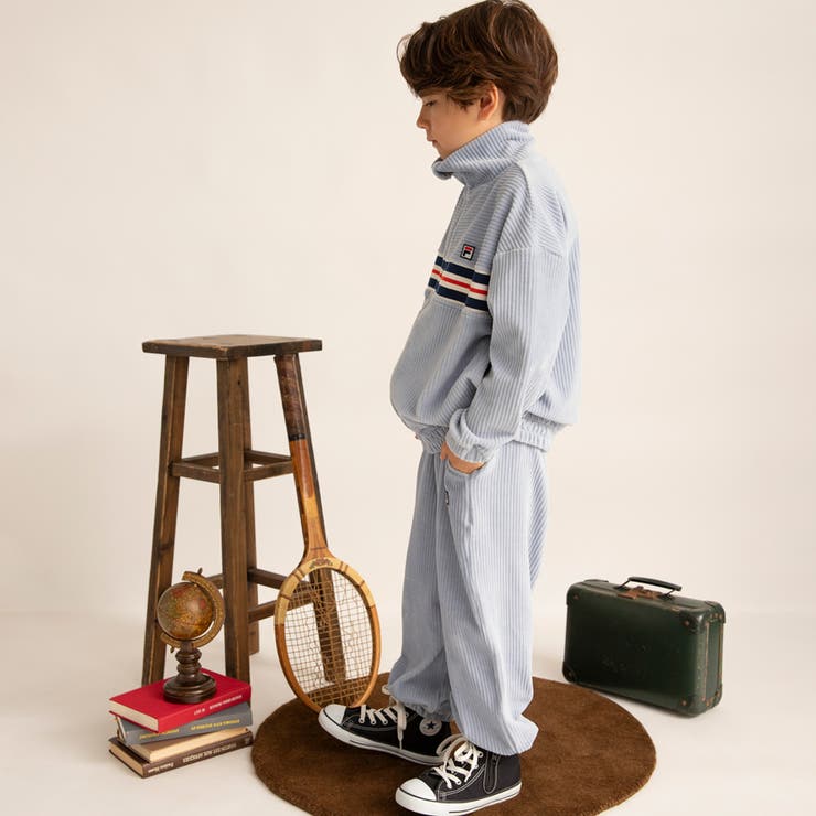 【FILA別注セットアップ可】ニットコール ロングパンツ 150cm | ブランシェス | 詳細画像20 