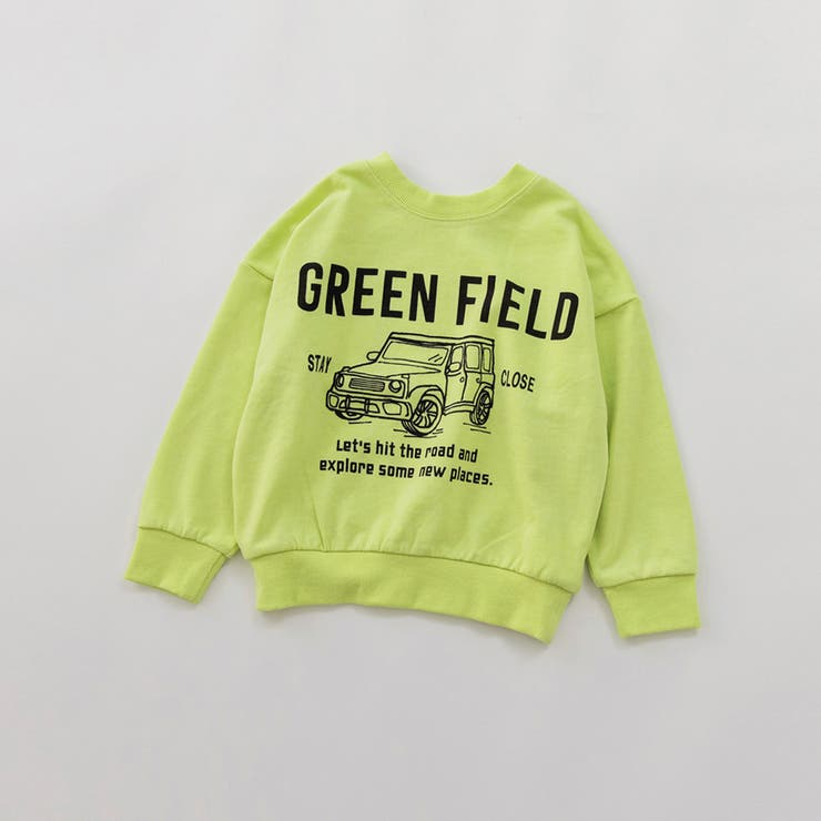 ライトグリーン | 【ブランシェスmini】まえうしろどっちも着られるトレーナー | ブランシェス