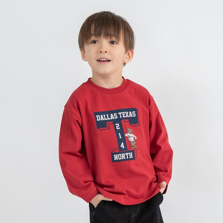 レッド | アソートグラフィック長袖Ｔシャツ ロンＴ | ブランシェス