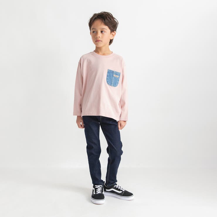 【デニムポケット】長袖Tシャツ キッズ 男の子 | ブランシェス | 詳細画像10 