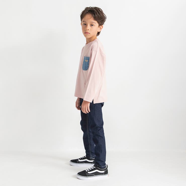 【デニムポケット】長袖Tシャツ キッズ 男の子 | ブランシェス | 詳細画像13 