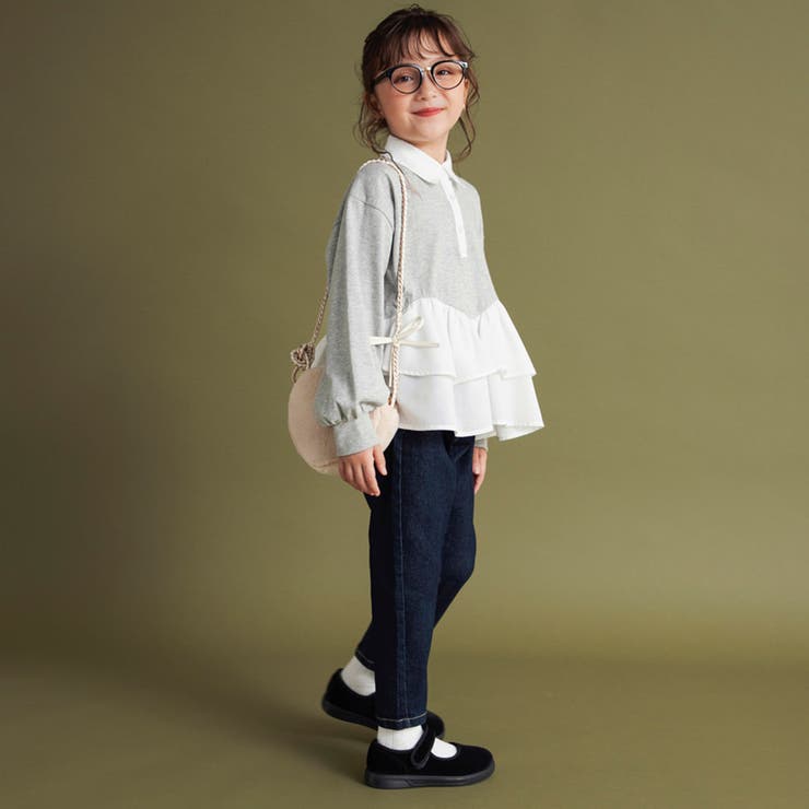 ガーデナーテーパードデニムパンツ 160cm 男女兼用 | ブランシェス | 詳細画像35 