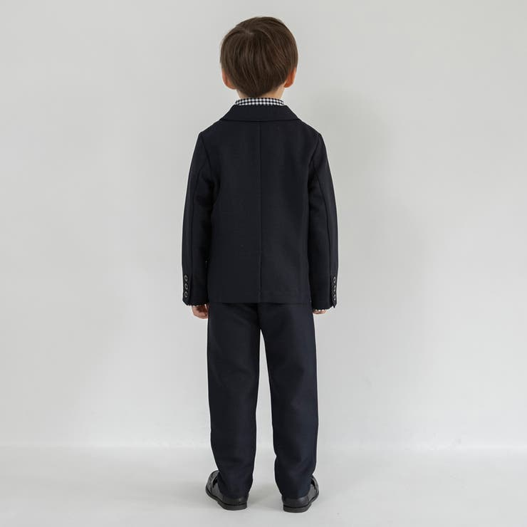 ネイビー ジャケット+ロング パンツ+ギンガム | ブランシェス | 詳細画像7 