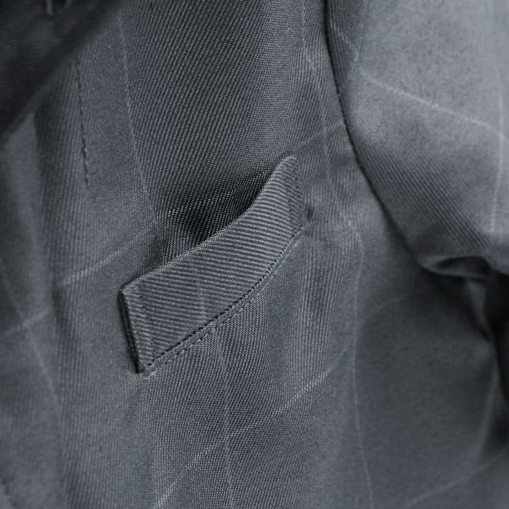 グレーチェック ジャケット＋ロング パンツ＋白 | ブランシェス | 詳細画像10 