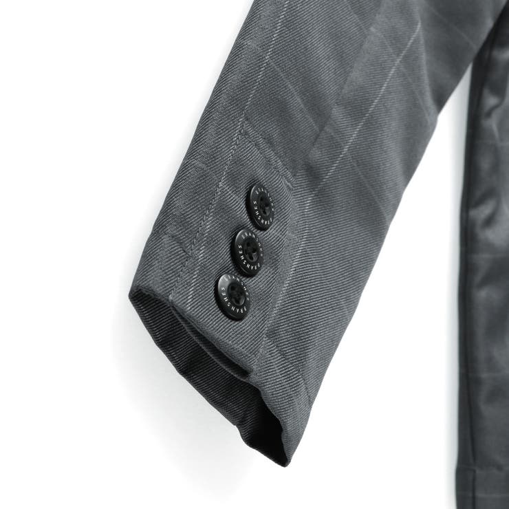 グレーチェック ジャケット＋ロング パンツ＋白 | ブランシェス | 詳細画像12 