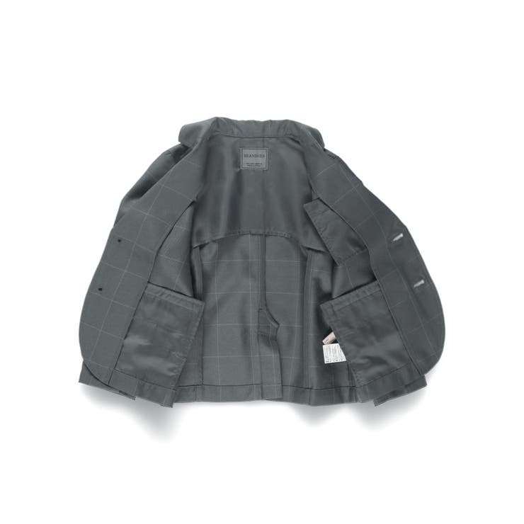 グレーチェック ジャケット＋ロング パンツ＋白 | ブランシェス | 詳細画像8 