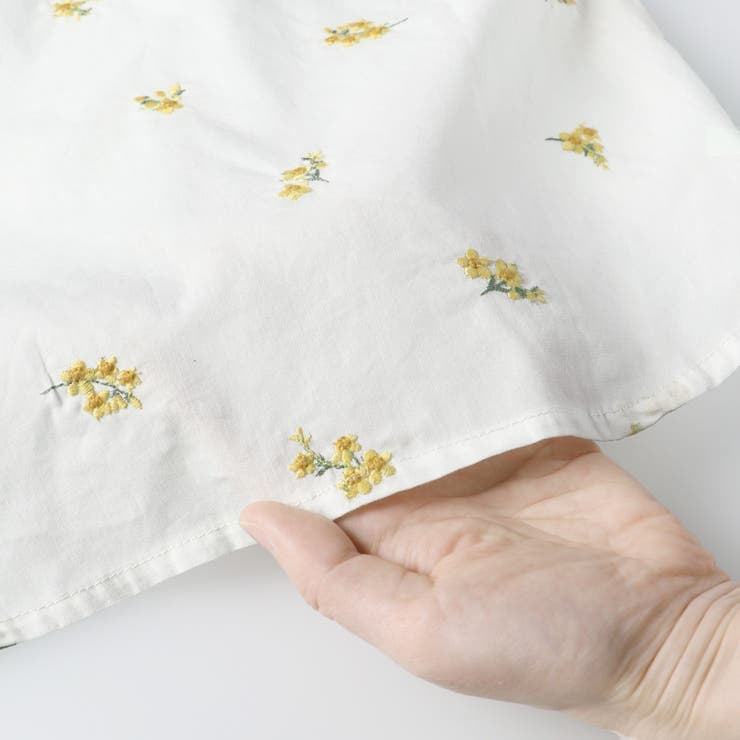 【おそろい】花刺しゅう半袖Tシャツ キッズ 女の子 | ブランシェス | 詳細画像12 