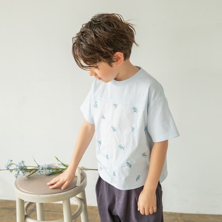 【おそろい】花刺しゅう半袖Tシャツ キッズ 女の子 | ブランシェス | 詳細画像19 