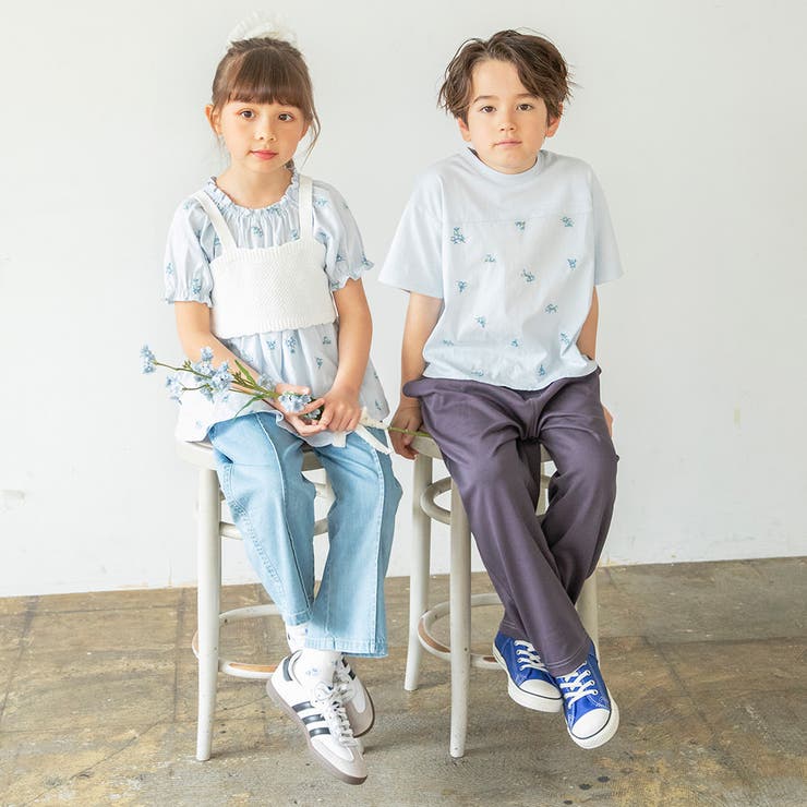 【おそろい】花刺しゅう半袖Tシャツ キッズ 女の子 | ブランシェス | 詳細画像21 