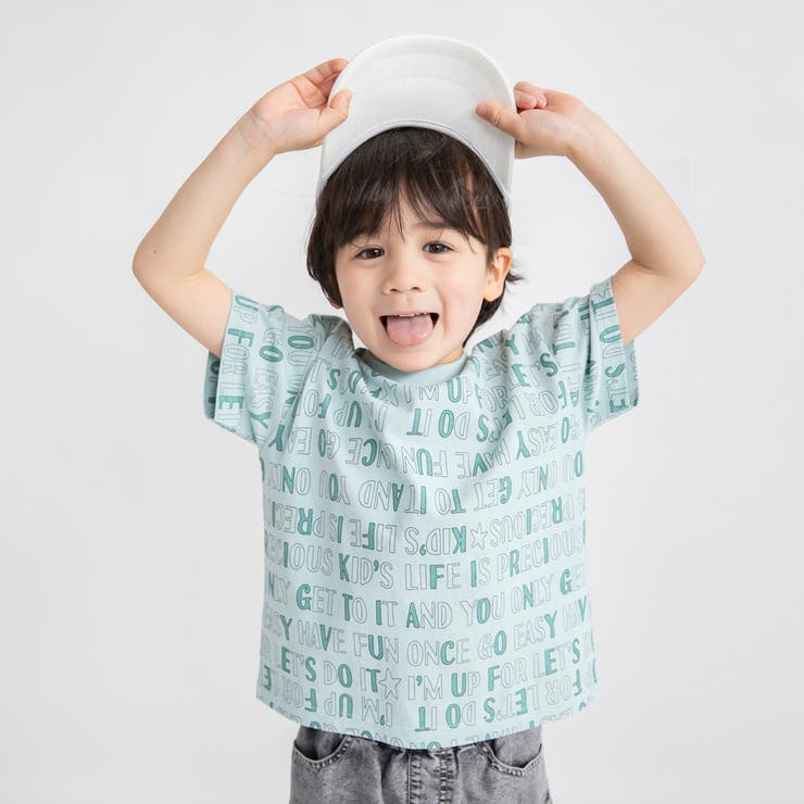 77:ブルーグレー | 【ブランシェスmini】アソート半袖Tシャツ | ブランシェス