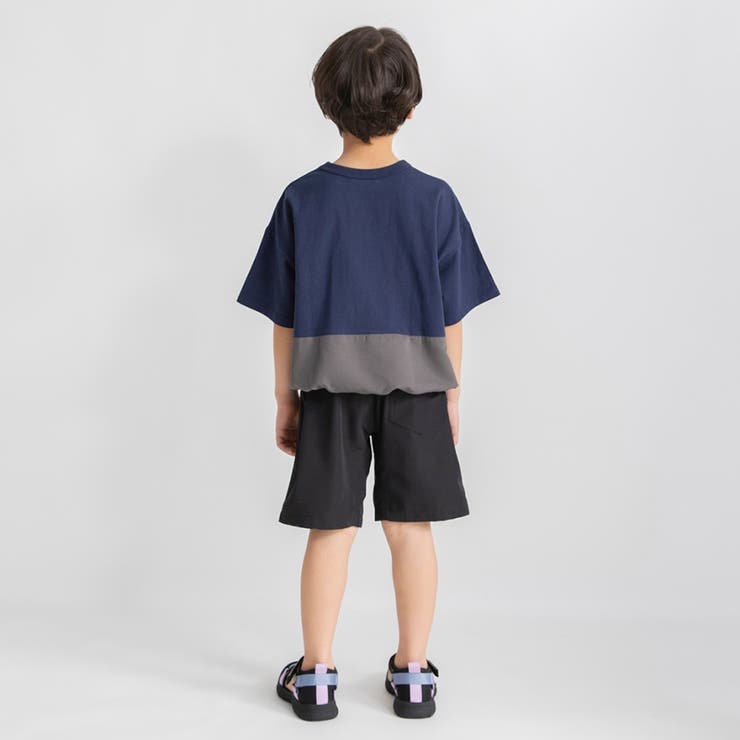 バイカラー切り替え半袖Tシャツ | ブランシェス | 詳細画像16 