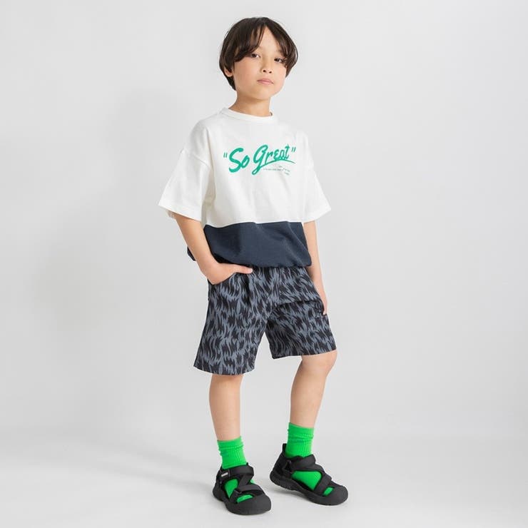 バイカラー切り替え半袖Tシャツ | ブランシェス | 詳細画像5 