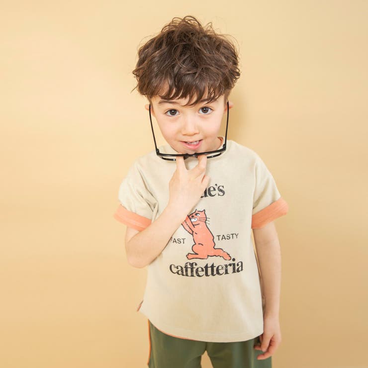 ベージュ | 【WEB限定】カラバリアソート半袖Tシャツ | ブランシェス
