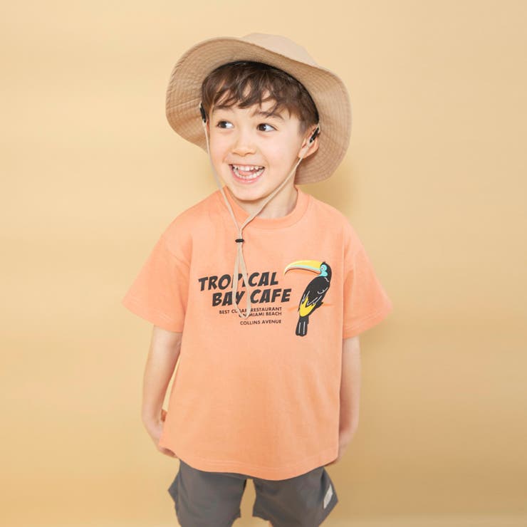ライトオレンジ | 【WEB限定】カラバリアソート半袖Tシャツ | ブランシェス