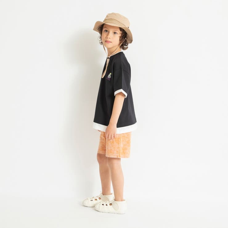 フェイクレイヤード 刺繍半袖Tシャツ | ブランシェス | 詳細画像15 