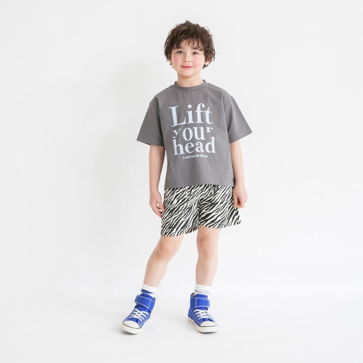 【ショート丈／ワイドシルエット】 ロゴプリント半袖Tシャツ | ブランシェス | 詳細画像16 