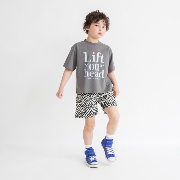 【ショート丈／ワイドシルエット】 ロゴプリント半袖Tシャツ | ブランシェス | 詳細画像17 
