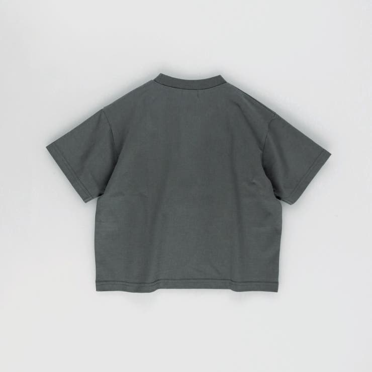 【ショート丈／ワイドシルエット】 ロゴプリント半袖Tシャツ | ブランシェス | 詳細画像21 