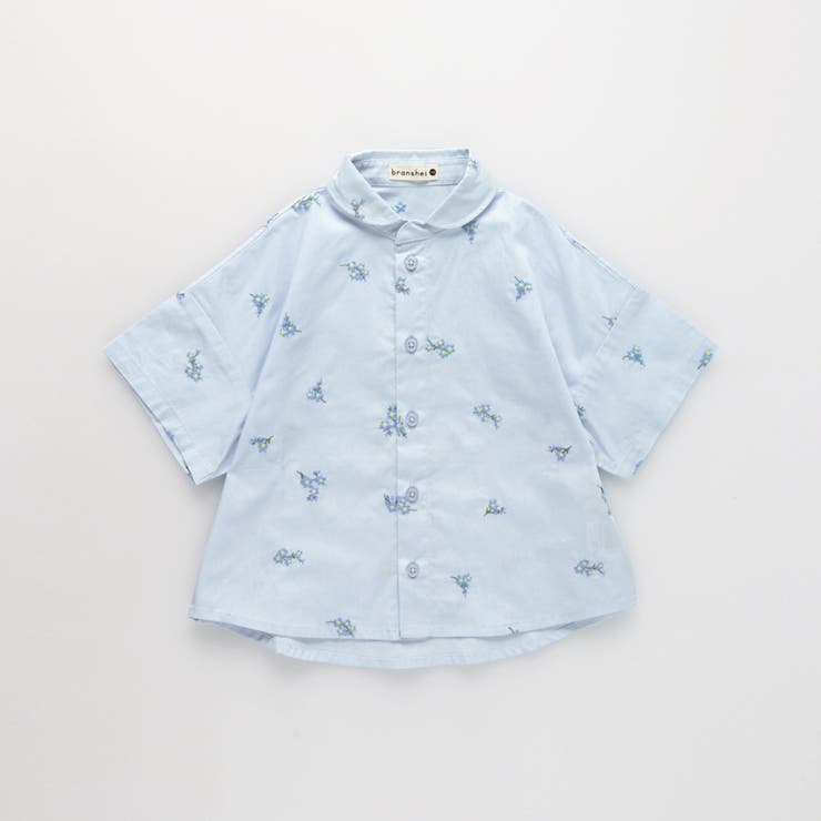 【おそろい】花刺しゅう半袖シャツ/キッズ/男の子/女の子/ブラウス/150cm | ブランシェス | 詳細画像10 