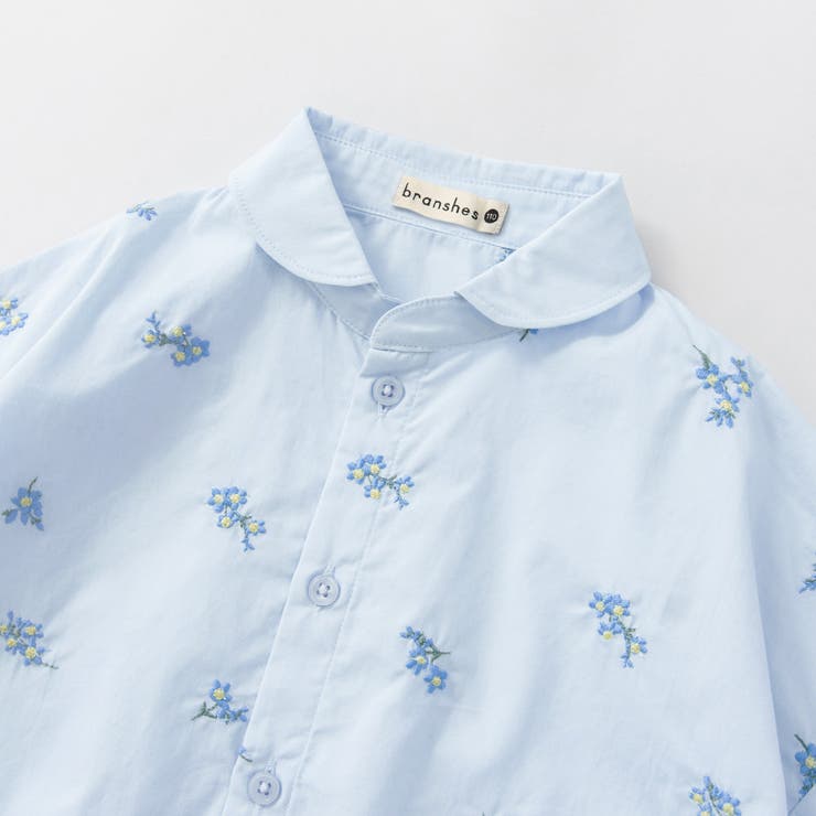 【おそろい】花刺しゅう半袖シャツ/キッズ/男の子/女の子/ブラウス/150cm | ブランシェス | 詳細画像18 
