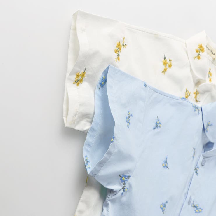 【おそろい】花刺しゅう半袖シャツ/キッズ/男の子/女の子/ブラウス/150cm | ブランシェス | 詳細画像19 