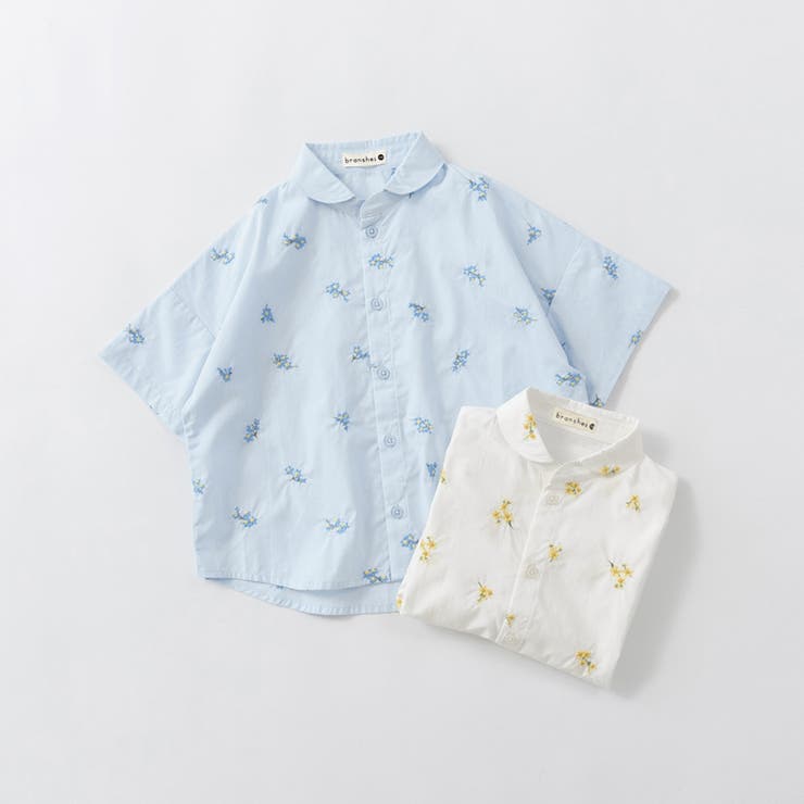 【おそろい】花刺しゅう半袖シャツ/キッズ/男の子/女の子/ブラウス/150cm | ブランシェス | 詳細画像23 