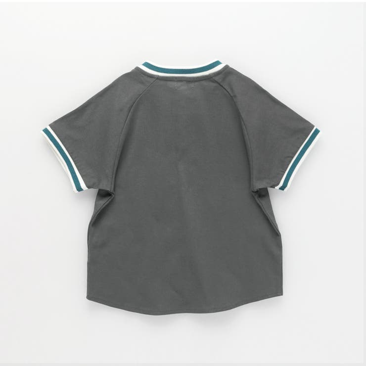 【WEB限定】ベースボール風半袖シャツ | ブランシェス | 詳細画像12 