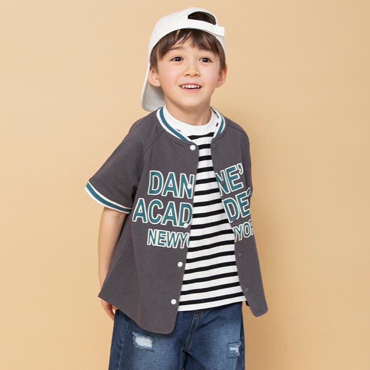 【WEB限定】ベースボール風半袖シャツ | ブランシェス | 詳細画像8 