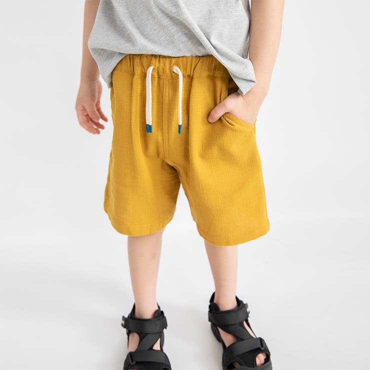 【爽パン 綿100％】パナマ織りカラーハーフパンツ キッズ | ブランシェス | 詳細画像1 