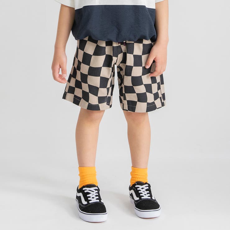 【爽パン / 綿100％】パナマ織り総柄ハーフパンツ/ショートパンツ | ブランシェス | 詳細画像1 