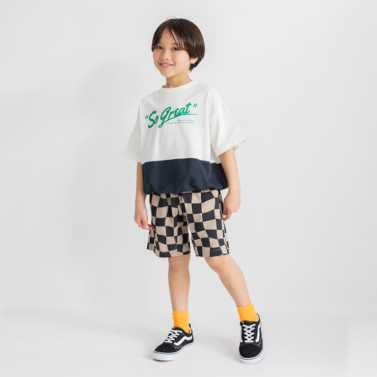 【爽パン / 綿100％】パナマ織り総柄ハーフパンツ/ショートパンツ | ブランシェス | 詳細画像20 