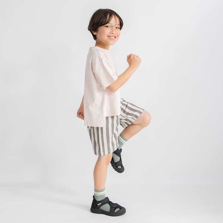 【爽パン / 綿100％】パナマ織り総柄ハーフパンツ/ショートパンツ | ブランシェス | 詳細画像4 