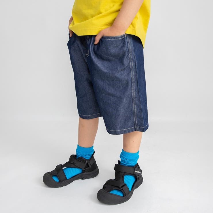 ネイビーブルー | 【接触冷感】アイスデニムパンツ | ブランシェス