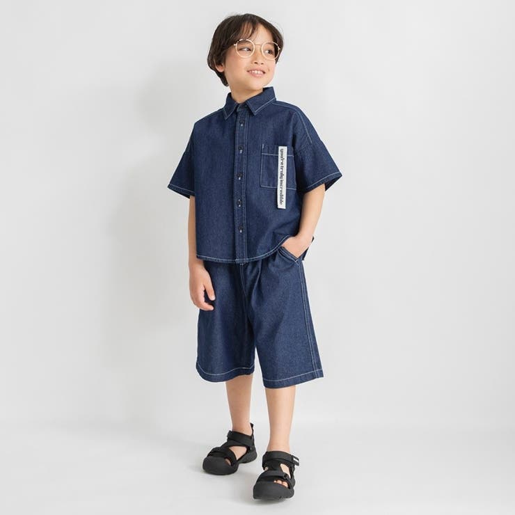 【デニム/ワンウォッシュ】ハーフパンツ | ブランシェス | 詳細画像4 