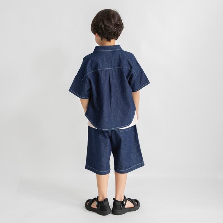 【デニム/ワンウォッシュ】ハーフパンツ | ブランシェス | 詳細画像6 